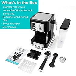 CASABREWS Espresso Machine 20 Bar, Professional