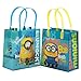 Minions Despicable Me Banana  Small Reusable Party Favors Goodie Gift Bags ( 12 Bags)