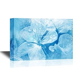Flower with Raindrops