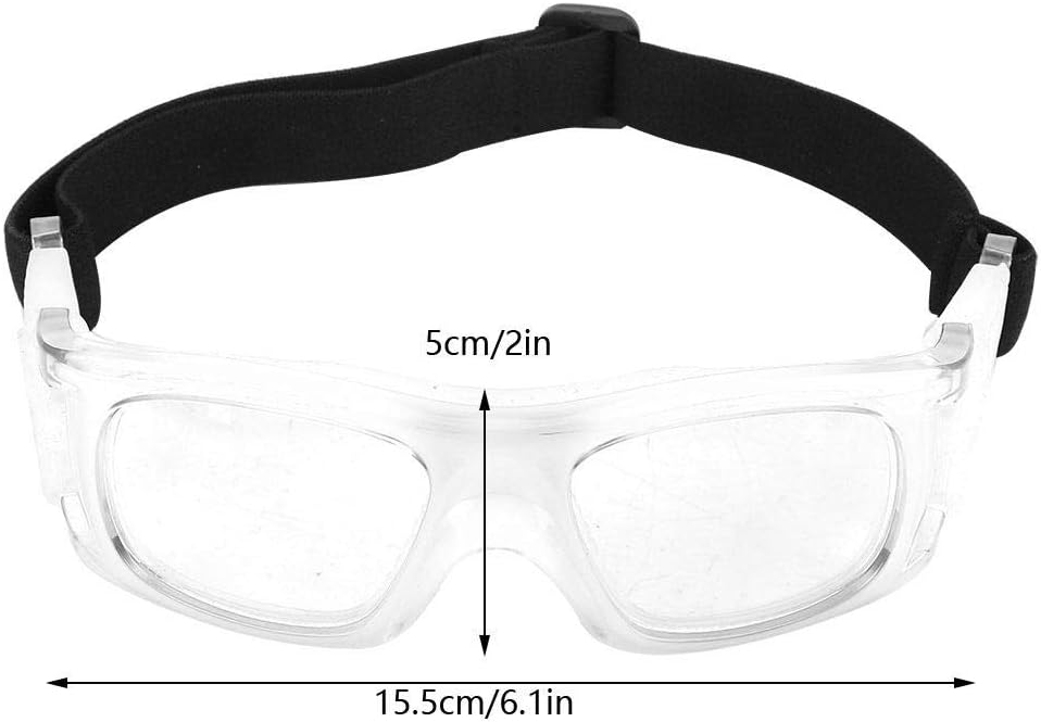 Basketball/Football Goggles, Explosionproof Sports Goggles with Adjustable Strap for Outdoor Sports(White) : Sports & Outdoors
