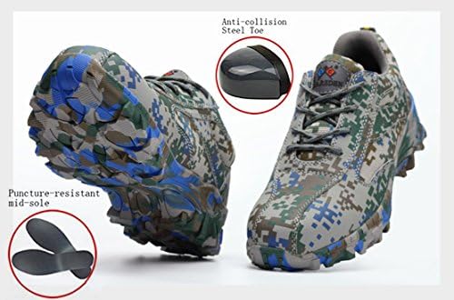 Unisex Breathable Steel Toe Shoes for Men Steel Toe Sneakers Men Steel Toe Boots (13-18 to delivery)