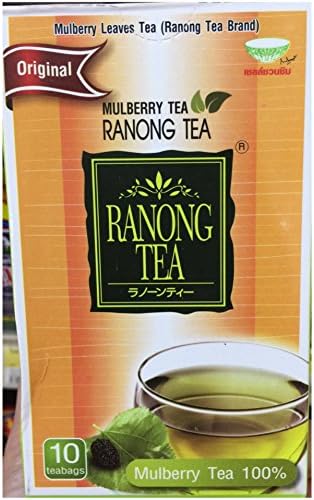 Ranong Tea, Original Mulberry Tea, (Pack of 3 box, 2.2G x 10 Bags/ Box)