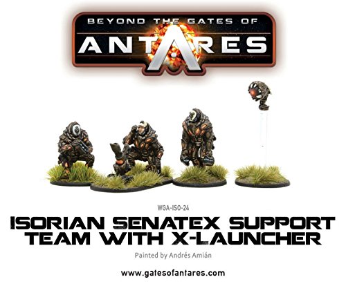 Isorian Senatex Support Team With X-launcher Figures