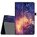 Fintie Folio Case for Amazon Fire HD 8 Tablet (7th/8th Generation, 2017/2018 Release) - Slim Fit Premium Vegan Leather Standing Protective Cover, Galaxy