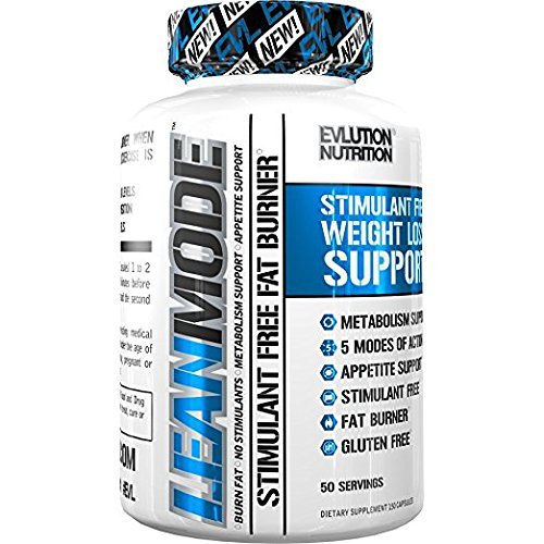 Evlution Nutrition Lean Mode Stimulant-Free Weight Loss Support with Garcinia Cambogia, CLA and Green Tea Leaf Extract (150 Count Capsules)