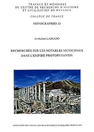 Recherches sur les notables municipaux dans l'Empire protobyzantin
