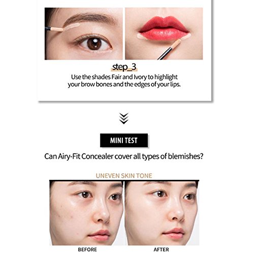 CLIO Kill Cover Airy-Fit Concealer, 3.5 Vanilla - Thumbnail 6