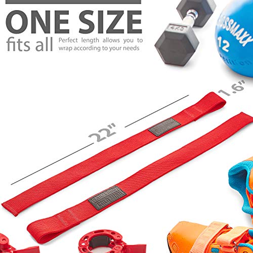 WARM BODY COLD MIND Lasso Lifting Wrist Straps for Crossfit, Olympic
