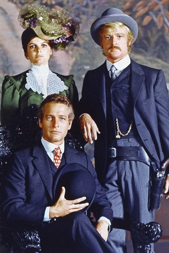 Butch Cassidy & Sundance Kid 24X36 Poster Redford Newman & Ross formal portrait