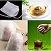 Angelduck Disposable Drawstring Tea Filter Bags, Empty Heat Seal, Pack of 100