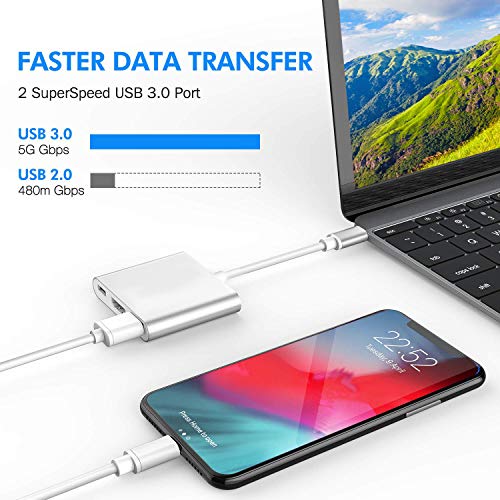 HDMI USB C Hub Adapter for Nintendo Switch, 4k Type C HDMI Dock Cable for Nintendo Switch,Compatible with MacBook air Pro ,Google Pixel,Samsung Galaxy S8 Plus - Thumbnail 5
