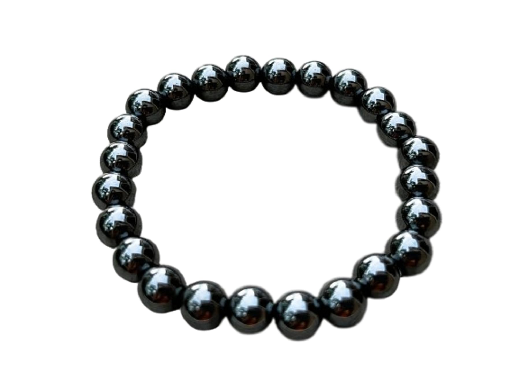 Hematite Crystal Bead Bracelet 8mm, Wholesale