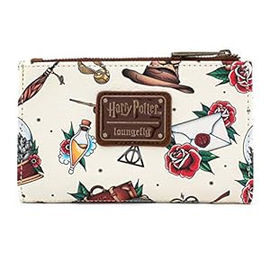 Loungefly x Harry Potter Tattoo All-Over Print Wallet