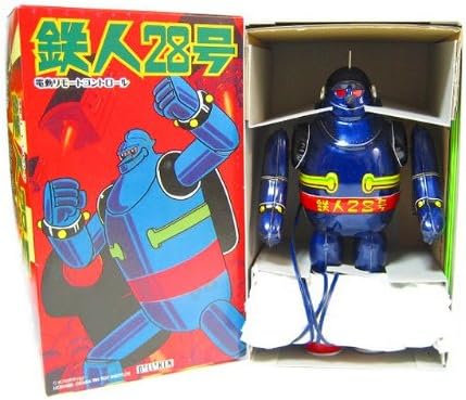 Amazon ブリキ玩具 鉄人28号 電動 ブルー ビリケン商会 1990年代 絶版 光プロ おもちゃ おもちゃ