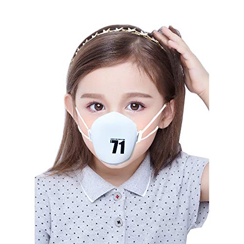 ETI Kids Electric Mask Respirator with Activated Carbon Filter Half Face Dust Respirator Automatic Fresh Air Purifying Dustproof Mask for Pollen Dust Gas Allergy Pm2.5 for Kids Children