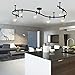 Catalina 19657-001 Benny 6 Bullet Flex Rail Track Lighting Kit, 96