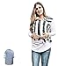 Baby Wrap Ergo Carrier Sling - by FNF Snugz - Baby Sling, Baby Wrap Carrier, Nursing Cover - Specialized Baby Slings and Wraps for Infants and Newborn
