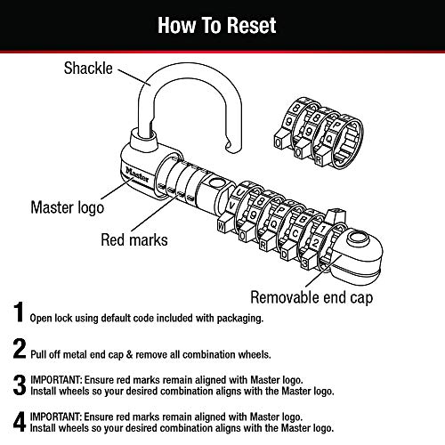 Master Lock 1534D  64mm  WORD Combination Padlock With Interchangeable Removable Dials Masterlock I509572795
