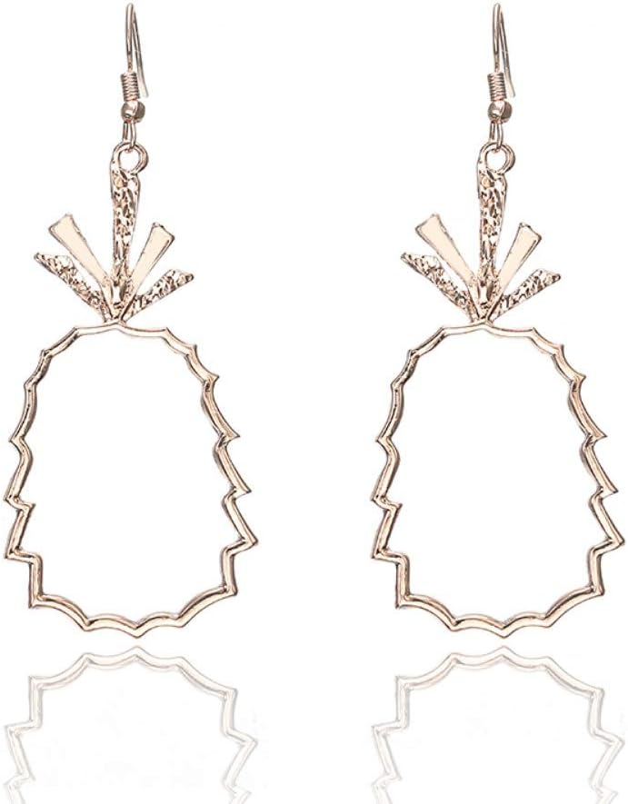 ESCYQ Women Earring Studs Earring Drop Earrings Ear Line Bohemian Geometric Rosegold Drop Earring Pericing Dangle Earrings For Women Fashion Jewelry Accessories