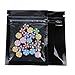 QQ Studio Clear/Colored Poly Zip Lock Bags w/Tear Notch 6.5x9cm (2.5x3.5