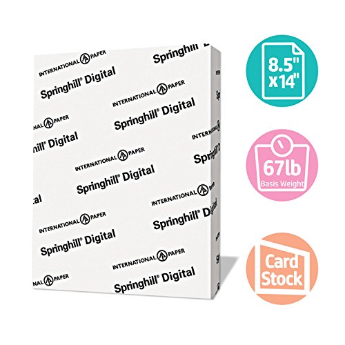 Springhill White 8.5” x 14” Cardstock Paper, 67lb Vellum Bristol, 147gsm, 250 Sheets (1 Ream) – Premium Lightweight Cardstock, Vellum Printer Paper with Textured Finish – 016002R - Thumbnail 4