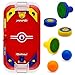 Two Player Desktop Soccer Hockey Game - 2 in 1 Soccer and Knock Hockey Mini Table Top Game - Cool Classic Penny Arcade Games Table Top Shooting Fun Toy For Kids Boys Girls Adults Teens Sports Fans