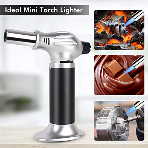 iVict Culinary Torch, Butane Torch Lighters with Safety Lock and