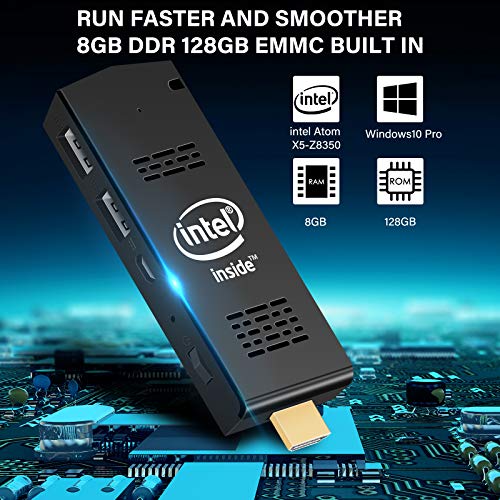 Intel PC Stick 8GB RAM 128GB ROM with Intel Atom Z8350 & Windows 10 Pro