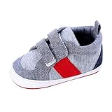 Amiley Baby Shoes Boy Girl Newborn Crib Soft Sole Shoe velcro Sneakers (Inches:4.3
