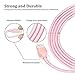 iPhone Charging Cable, Quntis iPhone Charger 3Pack 3FT 6FT 9FT Lightning Cable Fast Charging Cord for iPhone X 8 Plus 7 Plus 6S Plus 6 Plus 5 5S 5C SE iPod iPad Pro and More Apple Devices, Pink