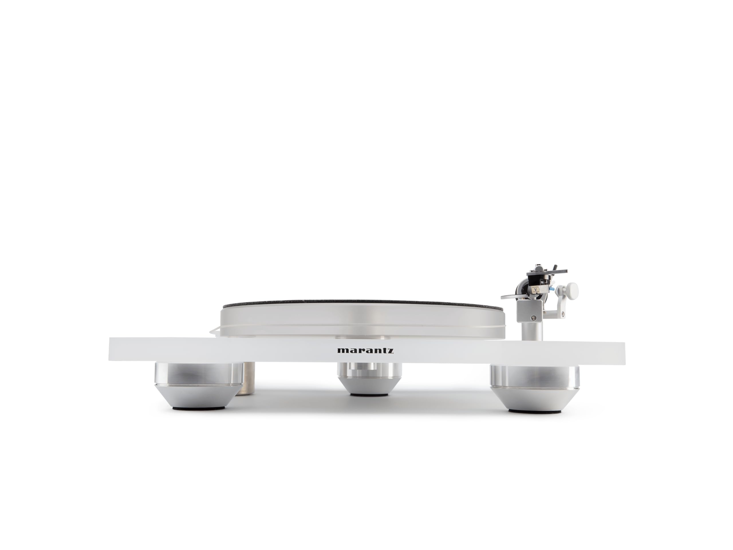Marantz TT-15S1 Tocadiscos premium con transmisión por correa manual y cartucho incluido | Motor flotante para baja vibración y baja resonancia | Una opción inteligente y elegante para discos de vinilo antiguos