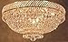 Gallery French Empire Crystal Flush Chandelier Lighting H 16