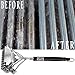 RWM Bristle Free Grill Brush -BBQ Cleaning Brush Scraper Set for Stainless Steel,Ceramic, Iron, Gas & Porcelain BBQ Grates