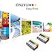 ONLYU Compatible Ink Cartridges Replacement for PGI-220 CLI-221 Compatible for Canon Pixma MP560 MP620 MP980 MP990 MX860 MX870 Printers 12-Pack(4Large Black 2Small Black 2Cyan 2Magenta 2Yellow)
