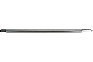 ONEGRILL BBQ PRODUCTS OneGrill 37 Inch x 1/2 Inch Hexagon Chrome Steel Rotisserie Spit Rod W/ 5/16 Inch Square Drive End - Grills up to 29 inches Wide. Not for Weber.