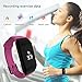fitpolo Fitness Watch, Fitness Tracker, Activity Tracker with Heart Rate Monitor Waterproof Smart Wristband Sleep Monitor Step Counter Calorie Counter Pedometer for Women Men Kids Android iOS Purple