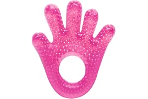 BUBA Mordedor Com Agua Maozinha Rosa, Modelo: 14684, Cor: Colorido