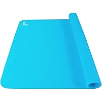 Super Kitchen Food Grade Non-stick Silicone Pastry Mat - For Heat Resistant Nonskid Table Mat,Silicon Baking Mat, Dough…
