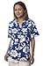 Benny's Womens Classic Hibiscus Hawaiian Shirt