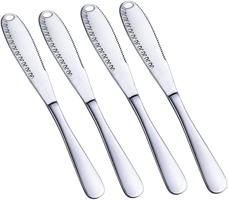 Butter Knife, Durable Stainless Steel Butter Spreader, Professional Cheese