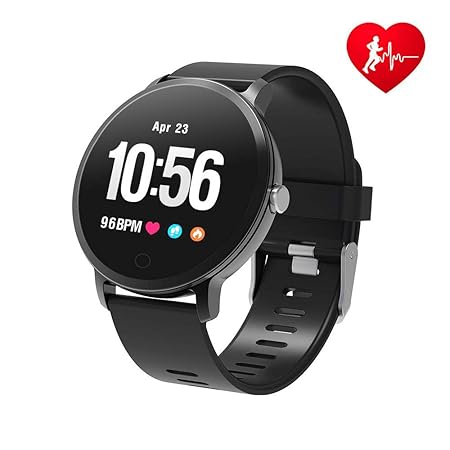 BingoFit Fitness Armbanduhr Wasserdicht Smart Watch Fitness trackers Sport Uhr mit Schrittzähler, Pulsmesser, Kamerasteuerung