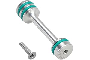 EVRBUL Engine Block Oil Gallery Plug, Billet Aluminum Oil Barbell for LS Engine, Oil Diverter Barbell, Oil Dumbbell Compatibl