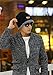 ALLMILL Men's Soft Roll Thick Knit Skull Caps Fall/Winter Slouchy Beanies Warm Hat (Black)