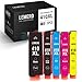 LEMERO 410XL Ink Cartridges 5 Pack Remanufactured Ink Cartridge Replacement for Epson 410 Ink Cartridges 410XL 410 XL T410XL to use with Expression XP-7100 XP-640 XP-830 XP-630 XP-530 XP-635 Printer