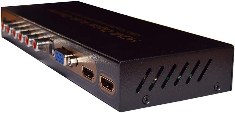 SONSYON HDMI 5.1 CH Digital Audio Decoder Converter Optical SPDIF + VGA + 5.1CH + HP Toslink Support Dolby Digital