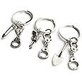 3 Partners in Crime Keyrings, Best Friends Keychain Set, Friendship Jewelry, Handcuff Jewellery, BFF Token, Sisters Gift for Birthday