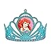 Disney Ariel Princess Tiara Birthday Party Wearable Favour (1 Piece), Blue/Pink, 3 1/2