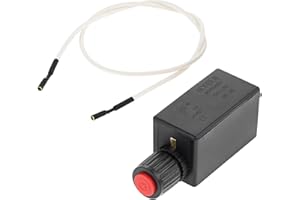Hicello Spark Generator Electronic Push Button Pluse Igniter with Wire 20inch(500mm) Replacement for Uniflame Patio Heaters, Gas Firepits, Outdoor Fire Pit Gas Burner Grill Igniter AA Battery