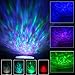 Trydo Remote Control Ocean Wave Projector Multicolor Night Light with Built-in Speaker and Auto Off Timer for Living Room/Bedroom/Baby Room