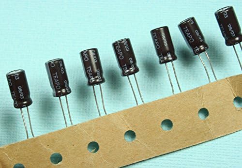 24pcs Teapo SEK 100uF 16v 105c Radial Electrolytic Capacitors